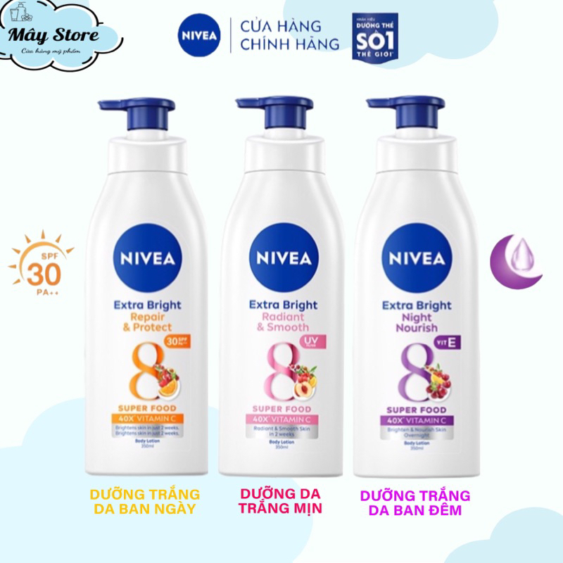 Sữa Dưỡng Thể dưỡng trắng da NIVEA 350ml