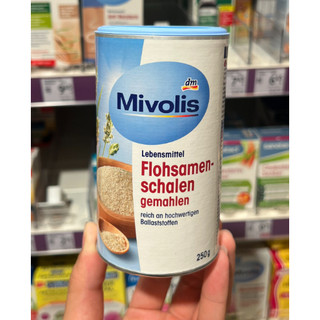Bột vỏ hạt mã đề giàu chất xơ 250g - mivolis flohsamenschalen gemahlen, 250 g