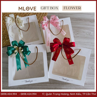 Túi giấy đựng quà tặng trong suốt nhiều kích thước siêu đẹp mlove30720