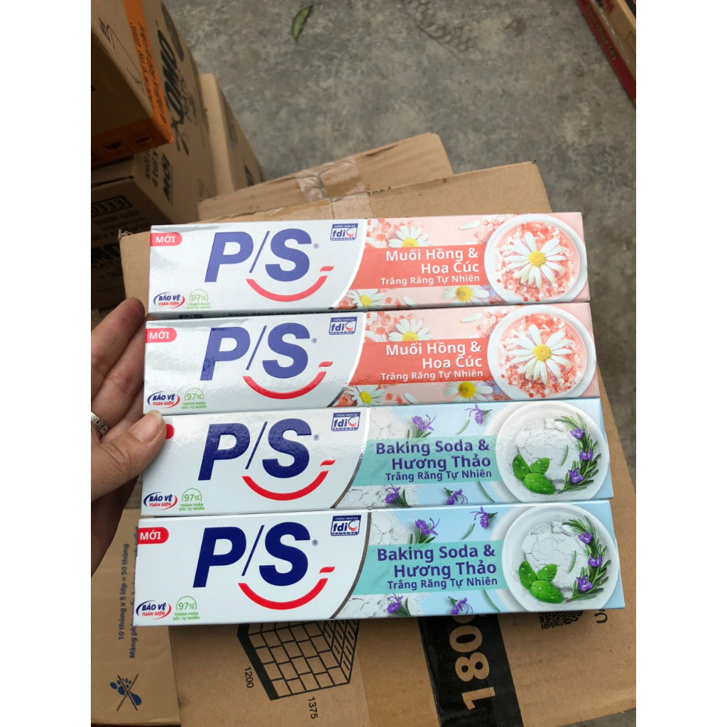Kem đánh răng P/S ống 180gr các loại