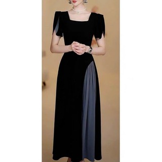 ĐẦM LỤA TAY CÁCH ĐIỆU PHỐI MÀU CAO CẤP