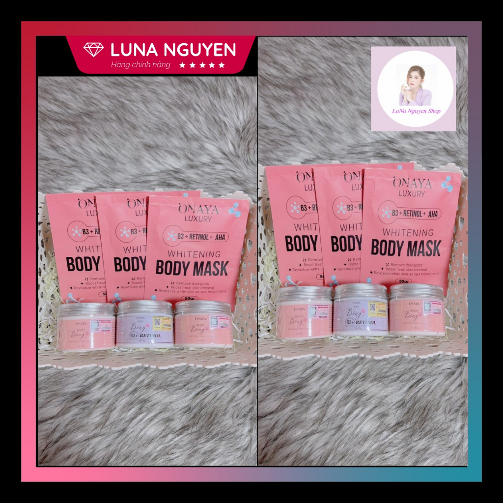 COMBO Ủ TRẮNG BODY 6 MÓN SIÊU XIN CHO DA