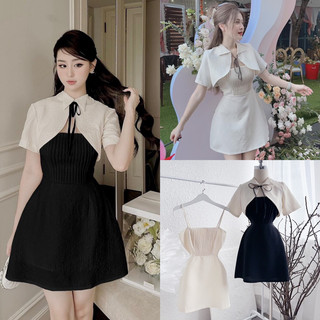 Váy gấm viền ngọc tiểu thư