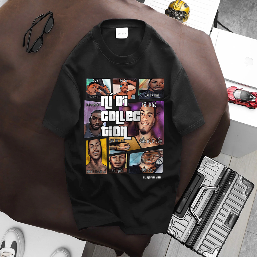 Áo thun Ní Ơi Big Black Cốc oách xà lách