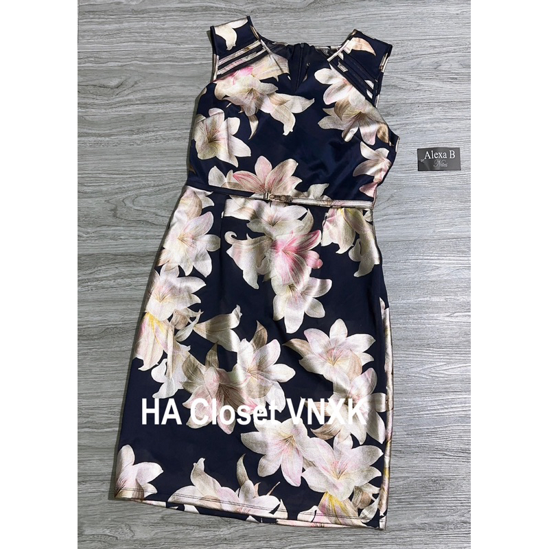 Đầm Hoa Dáng Ôm Xuất Khẩu