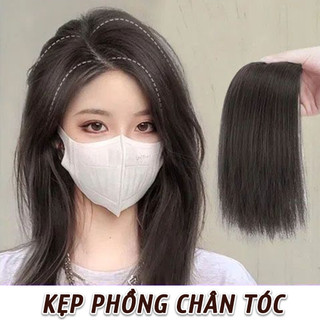 Kẹp phồng chân 20cm tóc tơ chịu nhiệt 160 độ như tóc thật YDFD10-20