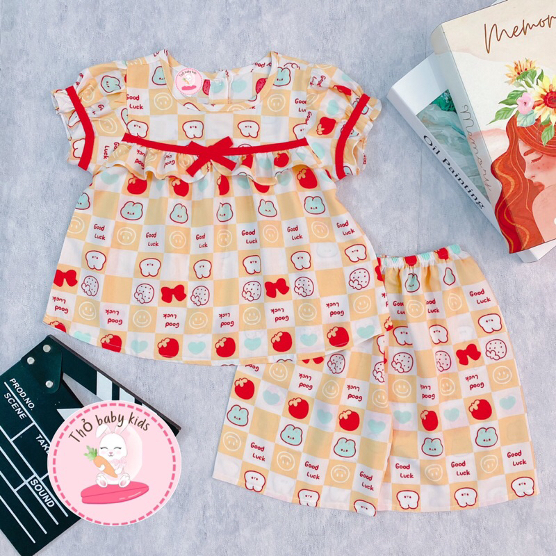 Đồ đôi cho mẹ và bé, bộ lanh cặp cho mẹ và bé thỏ baby kids