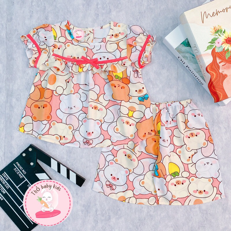 Đồ đôi cho mẹ và bé, bộ lanh cặp cho mẹ và bé thỏ baby kids