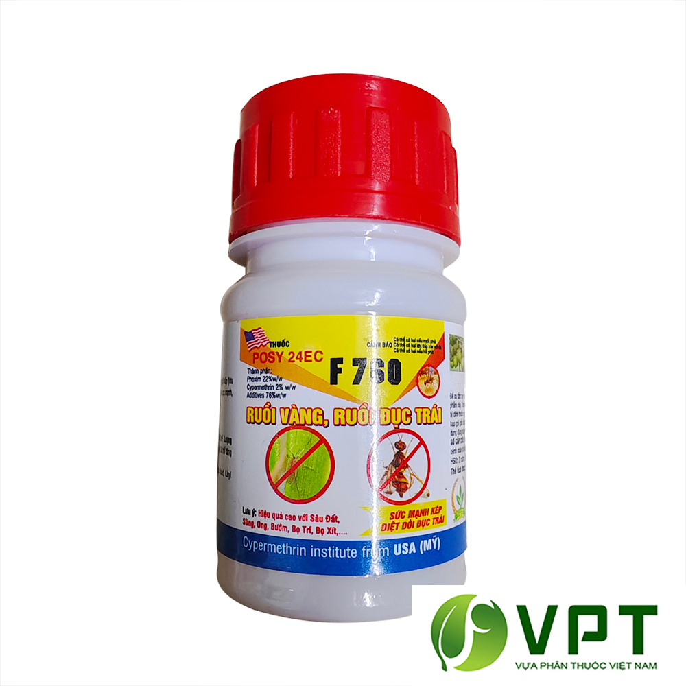 Diệt ruồi vàng, ruồi đục trái - POSY 24EC F760 (Chai 100ml)