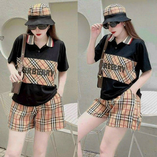SET SHORT COTTON PHỐI 3D THÊU LOGO