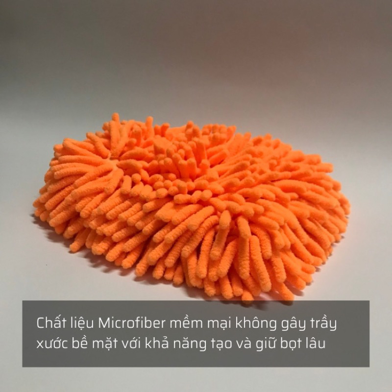 Găng tay san hô rửa xe Microfiber siêu mịn tiện dụng giá tốt 2023