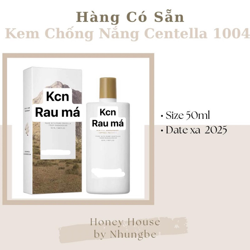 KEM CHỐNG NẮNG RAU MÁ 50ML
