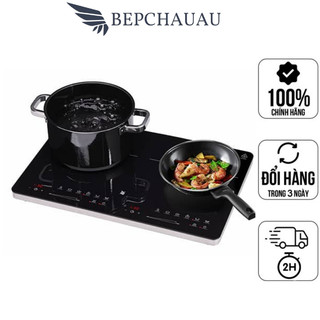 Bếp từ đôi wmf kult x, công suất 3500w, khóa an toàn, hẹn giờ tắt, nhập đức, bh 12 tháng, bepchauau