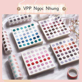 Sticker chấm tròn thiết kế xinh xắn