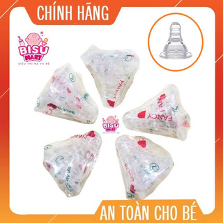 Combo 5 cái Núm vú cổ hẹp Silicone siêu mềm FANCY