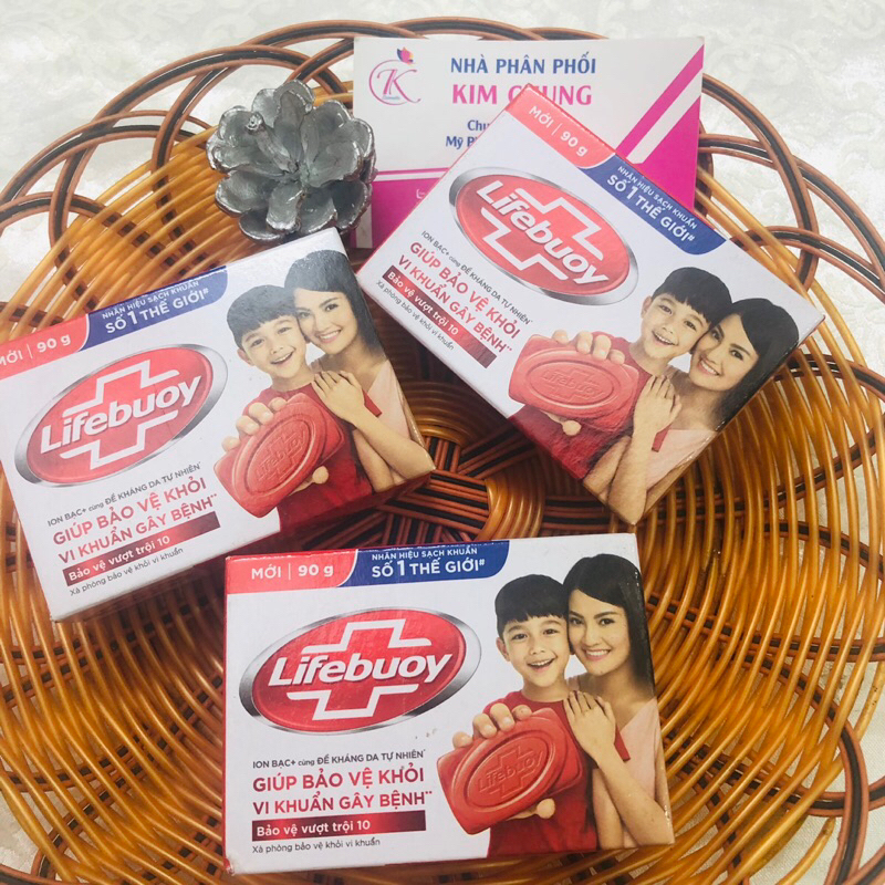 Cục xà bông tắm Lifebouy 90g