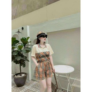 SET SHORT COTTON PHỐI 3D THÊU LOGO