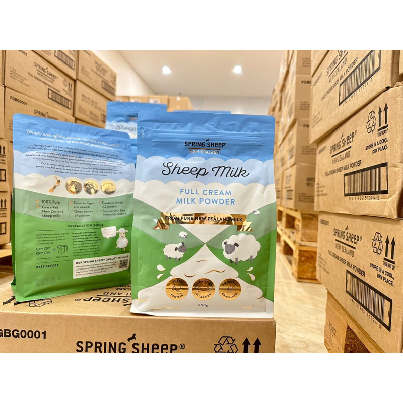 Sữa cừu 100% nguyên chất dạng bột SpringSheep Pamu túi 350g/850g