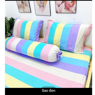 Bộ Ga Gối Poly + 2 vỏ gối nằm