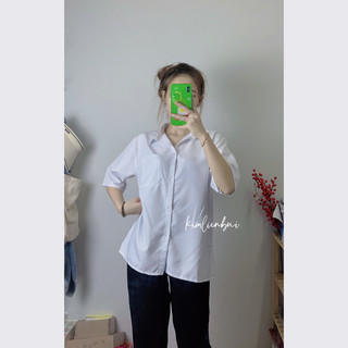 [Ảnh Thật] Áo Sơmi Trắng Tinh