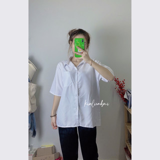 [Ảnh Thật] Áo Sơmi Trắng Tinh
