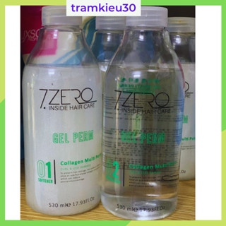  THUỐC UỐN LẠNH TẠI NHÀ 7.ZERO 530ml   UỐN MÁI UỐN XÙ MÌ UỐN PHỒNG CHÂN TÓC  