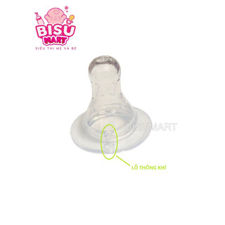 Núm Vú cổ hẹp Fancy Ly Silicone Siêu Mềm
