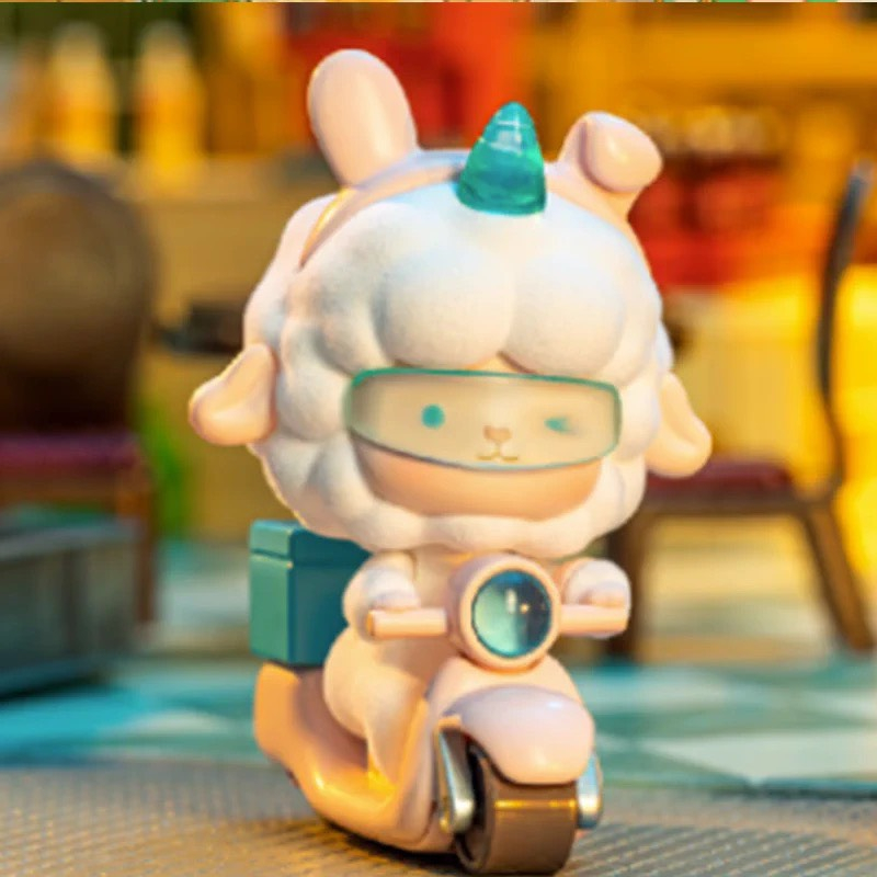Hộp ngạc nhiên Blindbox mô hình Cừu Baa Kee phố ẩm thực lạ mắt đáng yêu Hàng sẵn _ Ting Ting