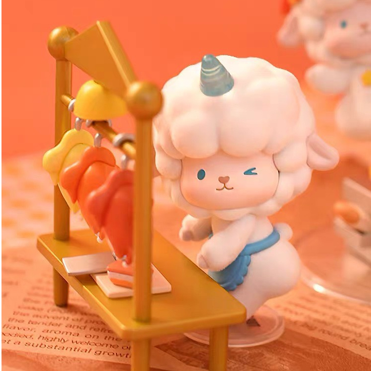 Hộp ngạc nhiên Blindbox mô hình Cừu Baa Kee phố ẩm thực lạ mắt đáng yêu Hàng sẵn _ Ting Ting