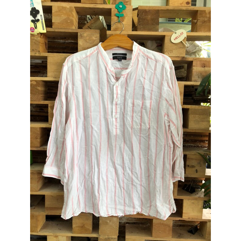 S016.Áo sơ mi nữ bigsize hiệu Tate szXL- 2hand