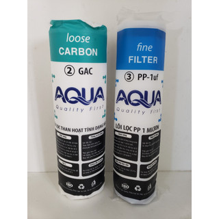  Combo 2 Lõi Lọc Nước AQUA Số 12 Hoặc 23 Loại 10 Inch - Dùng Trong Máy Lọc Nước RO 