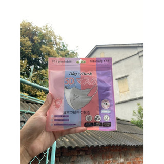 Thùng 100 cái khẩu trang 5d sky mask