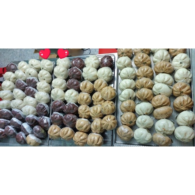 Handmade Bánh bao chay , rau củ,xá xíu, gà nấm