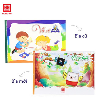 Vở vẽ a4 40 trang hồng hà 4931 giấy dày 100gsm - 1 quyển