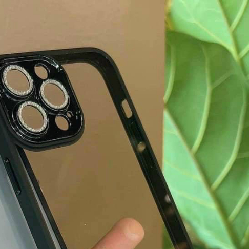 Ốp lưng cam có nhũ cho lphone 8 / 8Plus / X / XS / XR / Xs Max / 11 / 12 / 13 / 14 - Phukiengiatot
