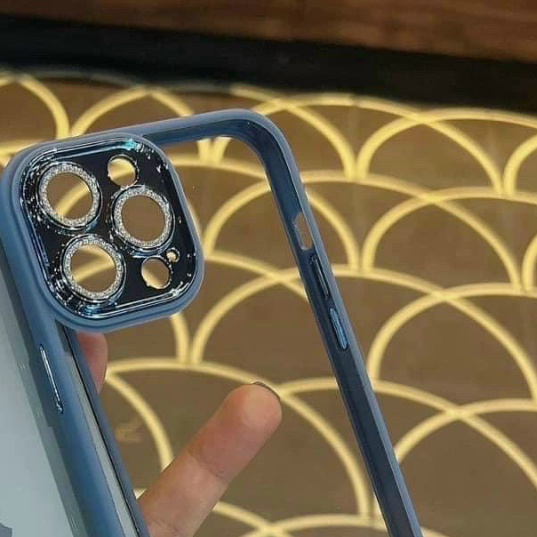 Ốp lưng cam có nhũ cho lphone 8 / 8Plus / X / XS / XR / Xs Max / 11 / 12 / 13 / 14 - Phukiengiatot