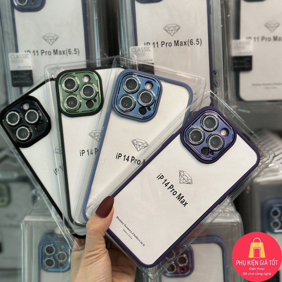 Ốp lưng cam có nhũ cho lphone 8 / 8Plus / X / XS / XR / Xs Max / 11 / 12 / 13 / 14 - Phukiengiatot