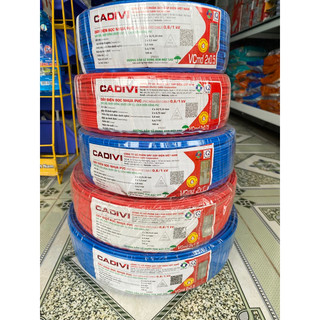 Dây điện đôi cadivi vcmd 2x0.5, 2x0.75, 2x1.0, 2x1.5, 2x2.5