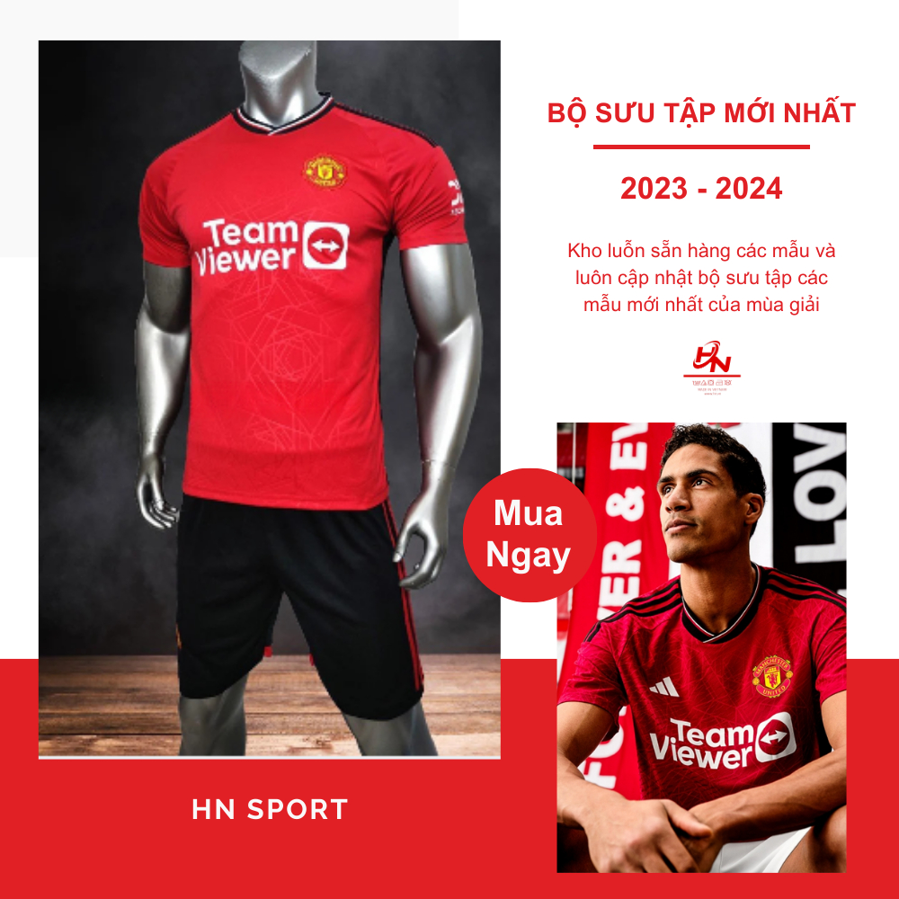 Bộ Quần Áo Bóng Đá Thể Thao Trẻ Em & Người Lớn CLB PSG 2023 - Quần Áo Thể Thao Giá Rẻ Nam Nữ Vải Thun Lạnh Mát