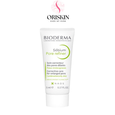 Sample Bioderma Kem Dưỡng Ẩm Se Khít Lỗ Chân Lông Sebium Pore Refiner 5ml