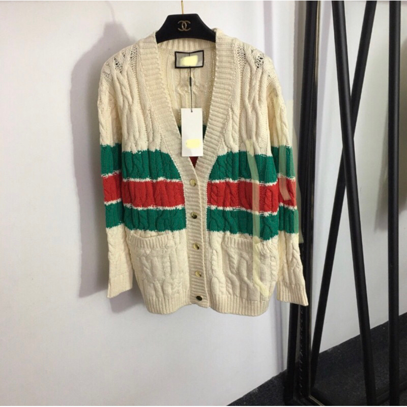 Áo khoác len cardigan GG Gucci thời trang cao cấp 2023