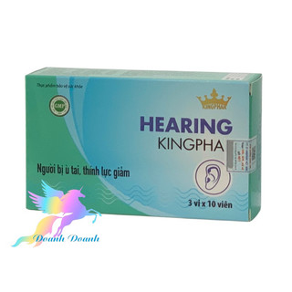 HEARING Kingphar - Hộp 30 Viên - Hỗ Trợ Giúp Khai Khiếu, Cải Thiện Thính Lực, Giảm Ù Tai.