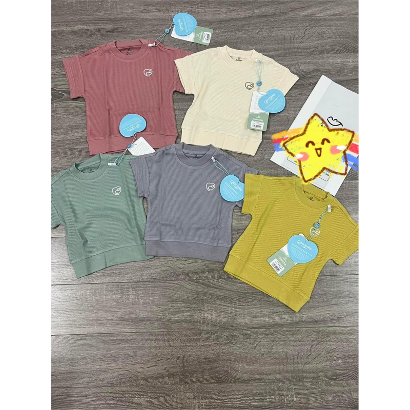 Áo phông các màu cho bé- vải sợi tre bông mềm thoáng khí