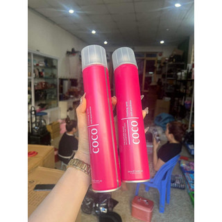 gôm hồng coco giữ nếp tóc