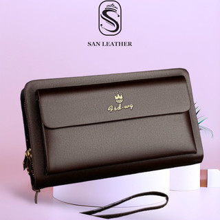 Clutch cầm tay nam da bò cao cấp s0035 | thương hiệu san leather