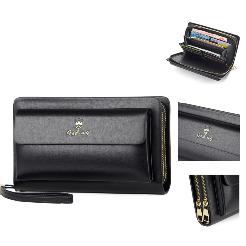 Clutch Cầm Tay Nam Da Bò Cao Cấp S0035 | Thương Hiệu SAN LEATHER