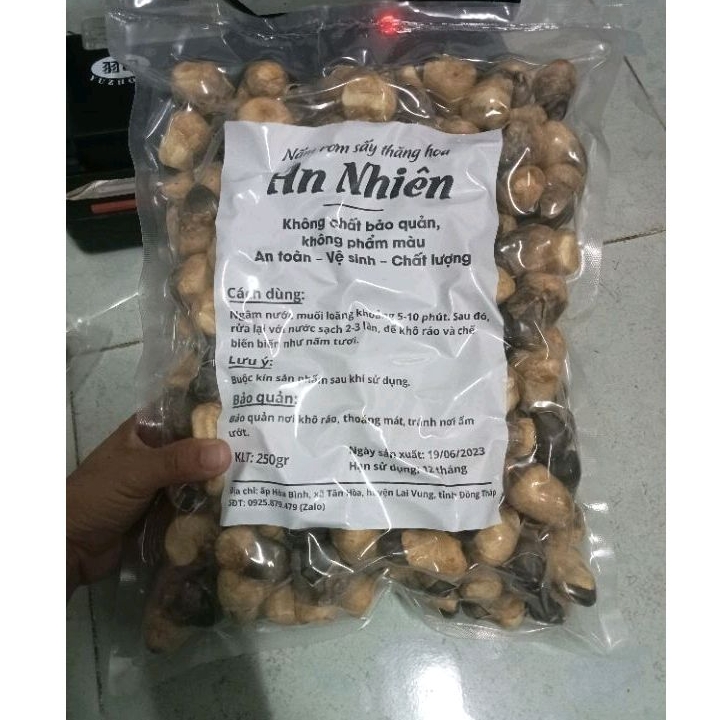 Nấm Rơm Sấy Thăng Hoa Búp Lớn 100g