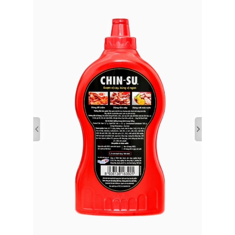 Tương Ớt Chinsu 1Kg Thơm Ngon Đậm Vị Món Ăn