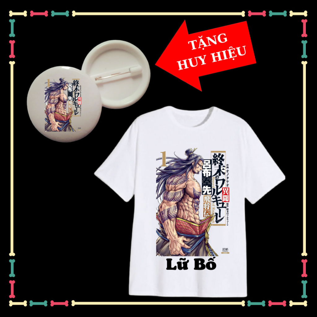 Áo thun trẻ em, nam nữ in hình Hades, Hajun, Kojiro Sasaki, Đức Phật BUDDHA... Record of Ragnarok, vải mềm mịn, co giãn