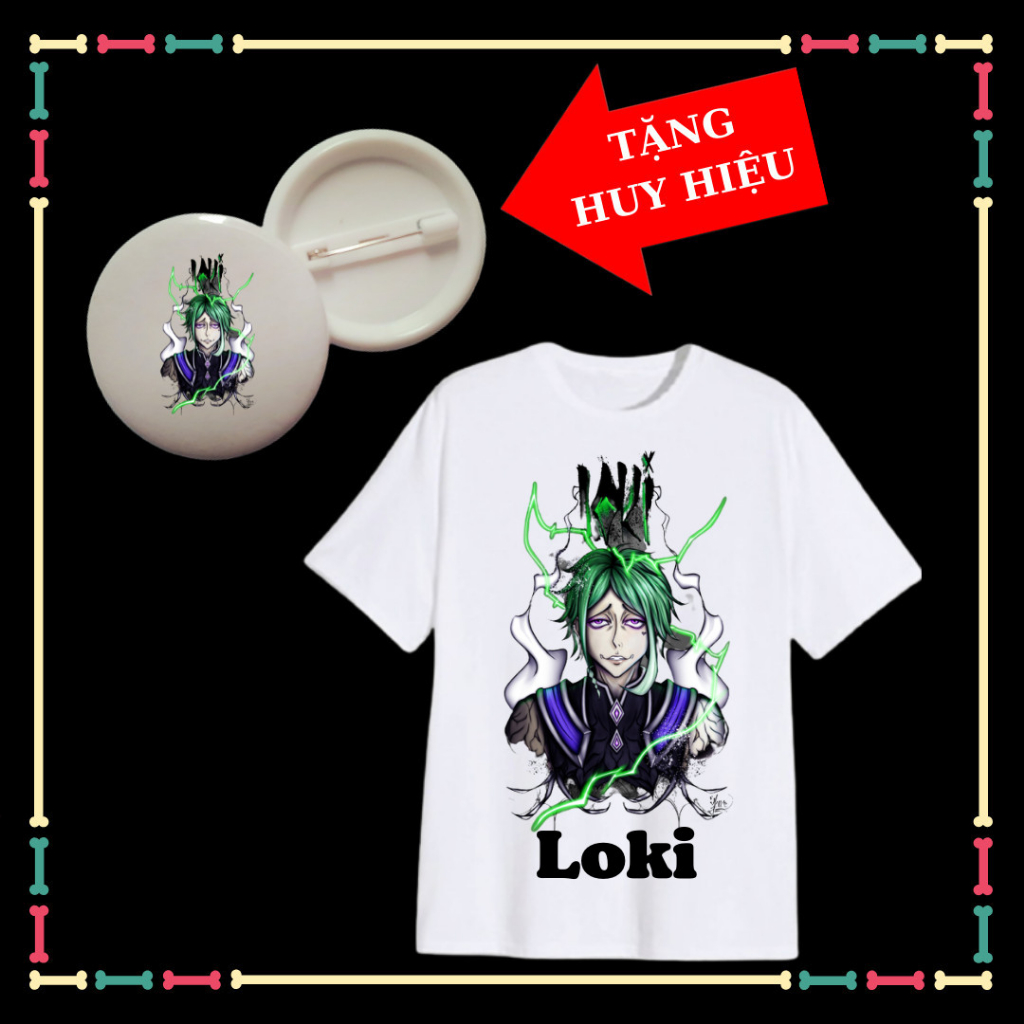 Áo thun trẻ em, nam nữ in hình Hades, Hajun, Kojiro Sasaki, Đức Phật BUDDHA... Record of Ragnarok, vải mềm mịn, co giãn